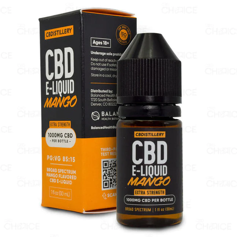 CBDistillery | MANGO | 1000mg CBD E-Liquid 30ml